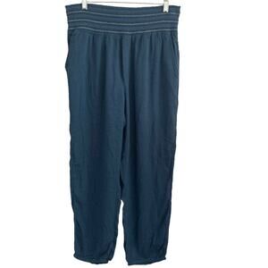 ETT:TWA by Anthropologie Pants Womens Medium Teal Lightweight